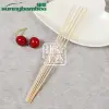 Wholesale of high-quality single-pointed wooden stick barbecue skewers, outdoor-specific barbecue skewers, disposable barbecue needles and forks Application Scenario